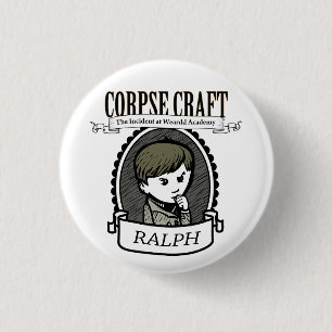 Leichen-Handwerks-Ralph-Knopf Button