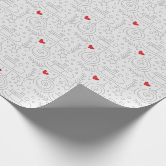 Leichen, Ziergegenstände und Hörpapier Geschenkpapier (Ecke)