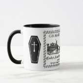 Leichenbestatter-Kaffee-Tasse Tasse (Links)