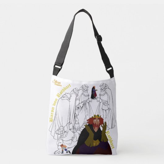Leichensack Schwan-Prinzessin-Two-sided Cross Tragetaschen Mit Langen Trägern (Vorderseite)