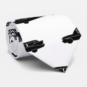 Leichenwagen Krawatte (Gerollt)