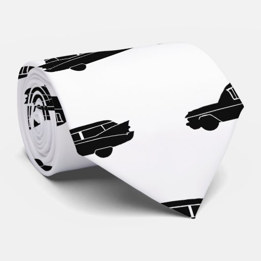 Leichenwagen Krawatte (Gerollt)