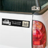 Leichenwagen, sehen Ya NEUERES OVERTAKER Autoaufkleber (Auf Lkw)