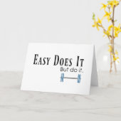 Leicht, aber tun Sie es Ermutigungskarte Karte (Gelbe Blume)