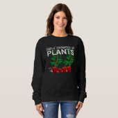 LEICHT ABGEBAUT DURCH PFLANZE Unisex Sweatshirt (Vorne ganz)