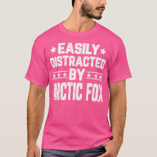 Leicht abgelenkt durch arktischen Fox Funny Arctic T-Shirt