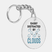 Leicht abgelenkt durch das Wetter der Wolkenmeteor Schlüsselanhänger (Vorderseite links)