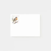 Leicht abgelenkt durch das Zitat zum Vogelspass Post-it Klebezettel (Vorderseite)