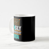Leicht abgelenkt durch Datenanalyst Data Scientist Kaffeetasse (Vorderseite Links)