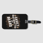 Leicht abgelenkt durch den Gay Bären-Stolz Gepäckanhänger (Vorderseite (Horizontal))