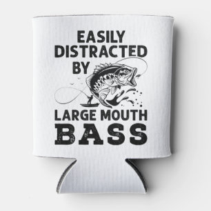 Leicht abgelenkt durch den großen Mouth Bass Fishe Dosenkühler