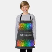 Leicht abgelenkt durch Kunst versorgt Kid's Schürz Schürze (Getragen)