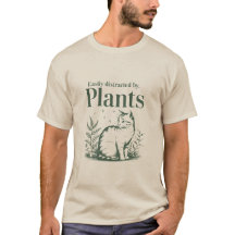 Leicht abgelenkt durch lustige botanische Grafik