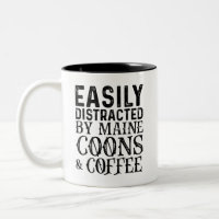 Leicht abgelenkt durch Maine-Coons und Kaffee