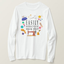 Leicht abgelenkt durch Nähen von Shirt, Nähen T-Shirt