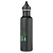 Leicht abgelenkt durch Pflanze, die Niedliche Gärt Edelstahlflasche (Rechts)