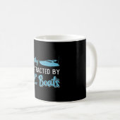 Leicht abgelenkt durch RC Boats Modell Funny RC Bo Kaffeetasse (VorderseiteRechts)