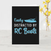 Leicht abgelenkt durch RC Boats Modell Funny RC Bo Karte (Gelbe Blume)