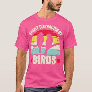 Leicht abgelenkt durch Vögel Funny Bird Watching G T-Shirt