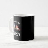 Leicht abgelenkt durch Vogelbeobachter Kaffeetasse (Vorderseite Links)