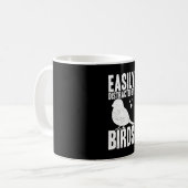 Leicht abgelenkt durch Vogelbeobachtung Kaffeetasse (Vorderseite Links)