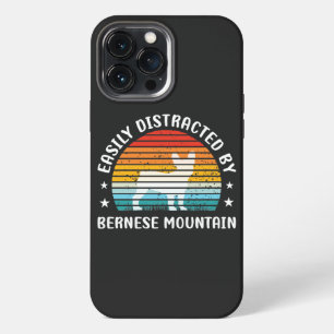 Leicht abgelenkt vom Berner Berghund, Bernese iPhone 13 Pro Max Hülle