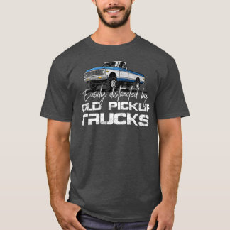 Leicht abgelenkt von alten Lieferwagen LKW für Män T-Shirt
