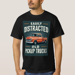Leicht abgelenkt von alten Lieferwagen LKW - Retro T-Shirt