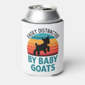 Leicht abgelenkt von Baby Goats Goat Bauer Dosenkühler (Kanne Rückseite)