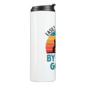 Leicht abgelenkt von Baby Goats Goat Bauer Thermosbecher (Nach links gedreht)