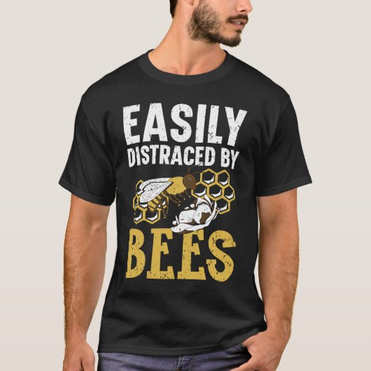Leicht abgelenkt von Bienenkäferinnen Apiarist Hon T-Shirt (Vorderseite)