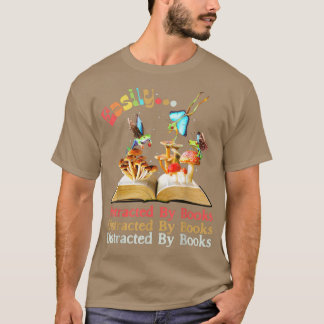 Leicht abgelenkt von Büchern Pilz Frog Fairy Dar T-Shirt