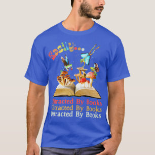 Leicht abgelenkt von Büchern Pilz Frog Fairy Dar T-Shirt