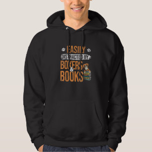 Leicht abgelenkt von Büchern und Boxerhunden Hoodie