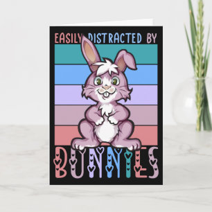 Leicht abgelenkt von Bunnies Niedlicher Lover Karte