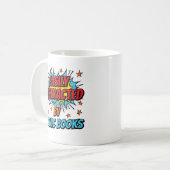 Leicht abgelenkt von Comic Books Comic Lover Kaffeetasse (Vorderseite Links)