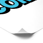 Leicht abgelenkt von Comic Books Comic Lover Poster (Ecke)