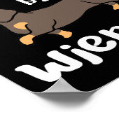 Leicht abgelenkt von Dackeln Funny Dackel Hund Poster (Ecke)