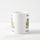 Leicht abgelenkt von Drachen und Fantasiebüchern Kaffeetasse (Mittel)