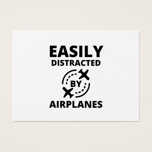 Leicht abgelenkt von Flugzeug lustigen Piloten-Avi (Vorderseite)