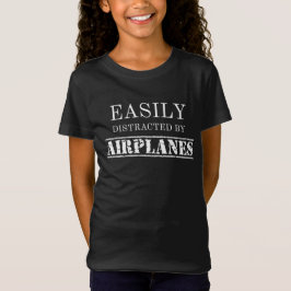 Leicht abgelenkt von Flugzeugen Pilot T-Shirt