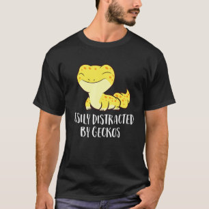 Leicht abgelenkt von Geckos Niedlicher Leopard Liz T-Shirt