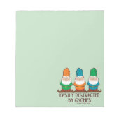 Leicht abgelenkt von Gnomen Notizblock (Vorderseite)