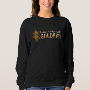 Leicht abgelenkt von Goldfish Niedlich Lasso Vinta Sweatshirt