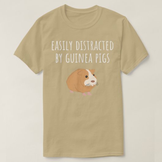 Leicht abgelenkt von Guinea Schwein Männer Guinea T-Shirt (Design vorne)
