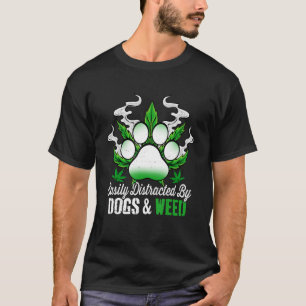 Leicht abgelenkt von Hunden jagen Männer Frauen T-Shirt