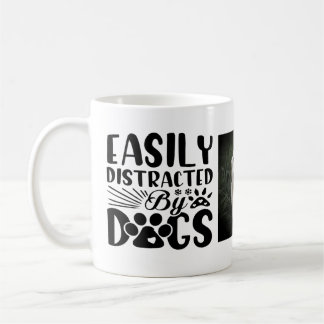 Leicht abgelenkt von Hunden Tasse