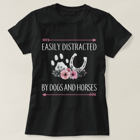 Leicht abgelenkt von Hunden und Pferden Pullover H (Design vorne)