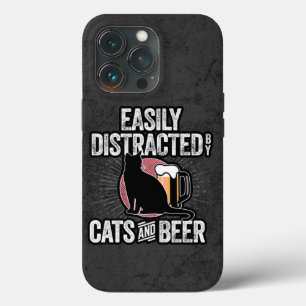 Leicht abgelenkt von Katzen und Bierkäse iPhon Case-Mate iPhone Hülle