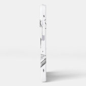 Leicht abgelenkt von Katzen und Büchern - Funny Ca iPhone Hülle (Linke Seite)